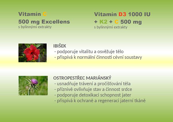 Vitamín C 500 mg Excellens